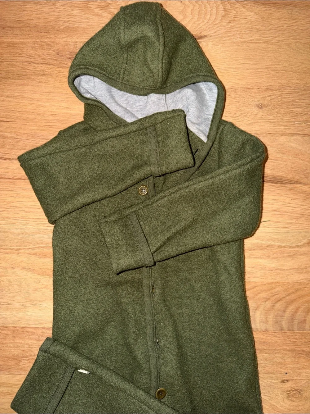 Disana Olive Green Boiled Wool Overall kids size EUR 98/104 US 2-3 years